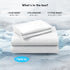 Comfort Spaces Coolmax Moisture Wicking Sheet Set Soft, Fade Resistant, All Elastic Deep Pocket Fits Up to 16" Mattress - Warm Weather Cooling She...