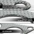 DNA Motoring GKTSET-E36 Aluminum Exhaust Manifold Header Gasket Set Replacement,Metallic...