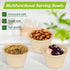 4 oz Small Paper Bowls, 100 Pack Chili Bowls Disposable, Compostable Bagasse Fiber Bowls, Microwavable Paper Bowls for Condiments Small Portion, S...