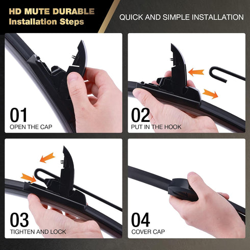 26"+16" Windshield Wiper Blades Replacement for Toyota RAV4 2022-2013 Corolla 2019-2009 /Honda CRV 2016-2012 Accord 2020-2018 /Elantra 2022-2017 O...