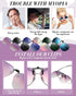 Weewooday 6 Pairs Polarized Polygon Style Clip On Sunglasses Flip Up Driving Clip on Glasses for Outdoors Indoors Men Women, 6 Colors...
