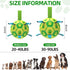 Dog Toys Soccer Ball - Durable Dog Balls with Strap for Medium Small Dogs, Puppy Birthday Gifts, Dog Tug Toy for Tug of War (8 Inch)...