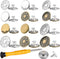 Jeans Button Replacement No Sew: YUANHANG 24 Sets Metal Buttons for Pants - Instant Adjustable Button - Tighten Waist Size by 1 Inch or Extend an ...
