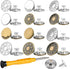 Jeans Button Replacement No Sew: YUANHANG 24 Sets Metal Buttons for Pants - Instant Adjustable Button - Tighten Waist Size by 1 Inch or Extend an ...