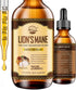 Lions Mane Supplement, Liquid Mushroom Extract Drops, 8 Mushrooms Complex for Cognitive Support and Immunity Boost, Up to 2 Month Supply, Mushroom...