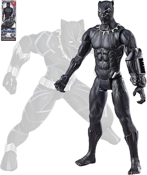 TheAvengers Titan Hero Series Black Panther 12'' Action Figure from Movie Endgame...