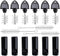 MRbrew Beer Faucet Cap & Plug Covers 15 Pack Beer Tap Cap Plug Brush, Draft Beer Faucet Rubber Soother Sanitary Covers, Cleaning Brush Cleaning Ta...
