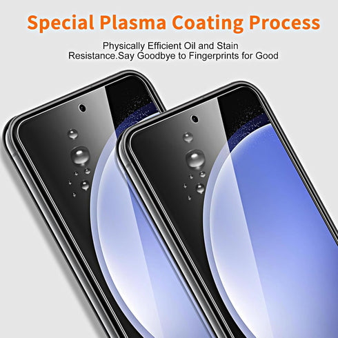 3 Pack for Samsung Galaxy S23 FE 5G Tempered Glass Screen Protector with 3 Pack Camera Lens Protector, Ultra-Thin Anti Scratch, Touch Sensitive, 9...