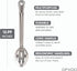 Perforated Stainless Steel Spoon - Serving Slotted Spoons for Restaurant - Large Metal Commercial Tablespoon for Cooking 3 Pcs...