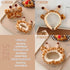 4Pcs Makeup Headband with Absorbent Wristband Cute Giraffe Skincare Hair Bands Makeup Spa Face Wash Headband...