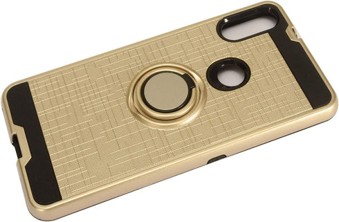 for Alcatel 3V (2019) 5032W - Hybrid Phone Case w/Ring Stand - RS2 Gold...