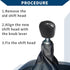 6 Speed Manual Gear Shift Knob for Hyundai IX35 2009-2015 / Front Automotive Gearbox Stick Shifter Lever Knob/Durable Plastic / 1 Pcs Black...