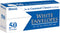 BAZIC White Envelope #10 Gummed Seal 4 1/8 x 9 1/2, No Window Mailing Envelopes, for Businesses Checks Invoices (50/Pack), 1-Pack...
