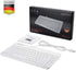 Perixx PERIBOARD-409WU US, Wired USB Mini Keyboard - White - US English...