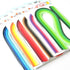 JUYA Paper Quilling Set 54cm Length Up to 42 Shade Colors 6 Pack(42 Colors,Width 3mm)...