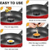 4 Pack Stainless Steel Egg Ring Molds With Non Stick Metal Mold Shaper Circles For Fried Egg McMuffin Sandwiches,Frying Or Shaping Eggs,Breakfast ...