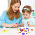 Sumind 1500 Pieces Self Adhesive Foam Stickers Mini Geometry Shapes EVA Foam Stickers for Kids DIY Art Craft, Circle, Square, Triangle, Heart, Pen...