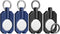 4 Pack Waterproof Airtag Keychain for Apple Airtag,Protective Airtag Case with Loop Key Ring for Wallet,Luggage,Cat,Dog,Pets,Compatible with Apple...