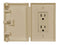 Baby Toddler Pet Resistant Electrical Safety Cover Guard for Home and Business, Made in USA, Compatible with Decora Leviton Legrand, Modern Wide O...