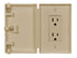 Baby Toddler Pet Resistant Electrical Safety Cover Guard for Home and Business, Made in USA, Compatible with Decora Leviton Legrand, Modern Wide O...