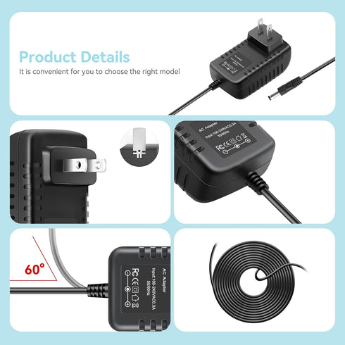 SLLEA 15V AC/DC Adapter Charger for House of Marley EM-JA006-MI EMJA006MI Get Together Portable Bluetooth Wireless Speaker...