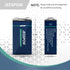 9V Rechargeable Batteries USB All-Purpose Alkaline 9 Volt Lithium Battery for Electric Guitar, Microphone,Smoke Alarms Detector,Household and Offi...