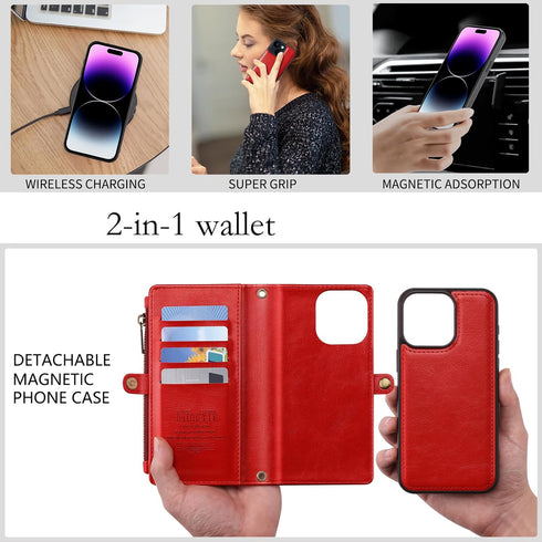Compatibility: This flip case is only Compatible with iPhone 12 Pro Max (6.7 Inch Display, Released in 2020). Supports Wireless Charging but not M...