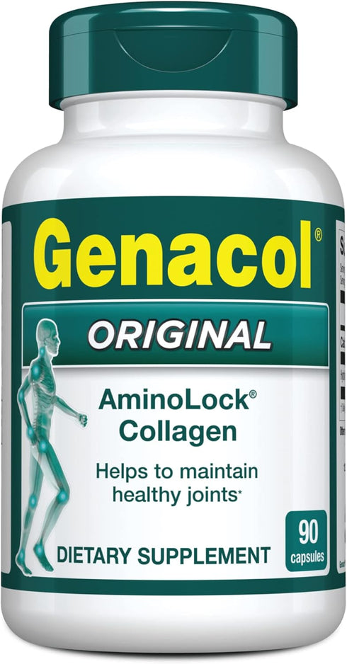 Genacol Original – Collagen Supplement with Ultra-Hydrolyzed Collagen Peptides, Maintains Joint Health, for Joints & Knees, 90 Capsules (30-Day Su...