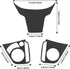 Carbon Fiber Steering Wheel Sticker Trim Compatible with Honda Civic 2016-2022 11th 10th Gen Sedan Hatchback Interior Car Steering Carbon Fiber St...