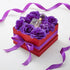 Bright Creations 50 Pack Purple Roses Artificial Flowers Bulk, 3 Inch Stemless Fake Silk for Decorations, Wedding, Faux Bouquets...