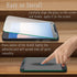 HPTech (2 Pack) Designed for Motorola (Moto E5 Play) Tempered Glass Screen Protector, 9H Hardness, Easy to Install, Bubble Free...