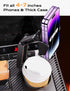 2-in-1 Cup Holder Phone Holder for Your Car Bottle Friendly Cup Cell Phone Holder Mount for Car Height Adjustable Sturdy Fit 4-7 inches Phones...