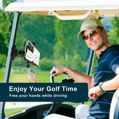 Gym Magnetic Phone Holder, Ultra Strength Magnet Cell Phone Holder for Gym Truck Boat Cart, Magnetic Golf Cart Phone Holder for Yamaha EZGO Club C...