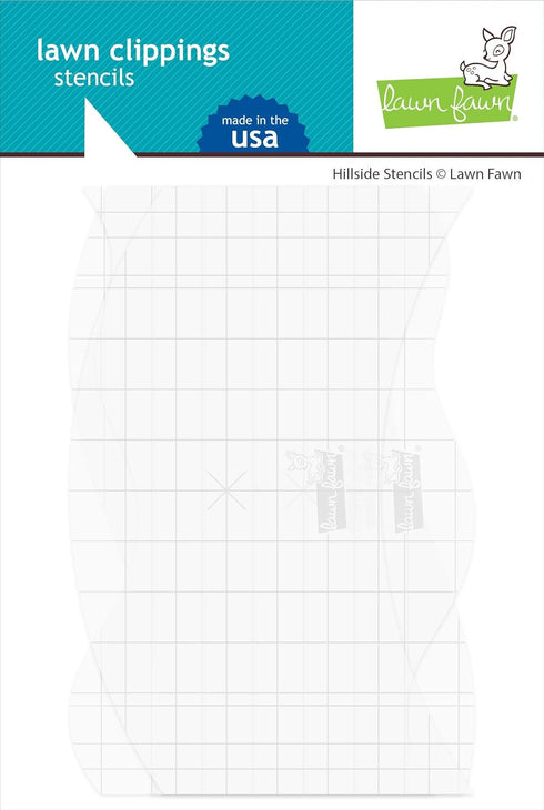 Lawn Fawn LF2247 Hillside Stencils Lawn Clippings...