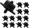 60 Pcs Drip Irrigation Emitters, 1 GPH Pressure Compensating Irrigation Drippers for Garden Lawn Watering Irrigation System, Black...