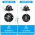 8Pcs Mini Caster Wheels, Self Adhesive Caster Wheels, 360 Swivel Universal Wheel, Low Profile Countertop Appliance Rollers for Kitchen Appliances,...