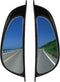 Car SUV Side View Mirror Wide Angle Blind Spot Mirror Auto Exterior Rearview Mirrors With Convex Clean Surface Stick on B-Pillar for Rear Seat Pas...