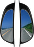 Car SUV Side View Mirror Wide Angle Blind Spot Mirror Auto Exterior Rearview Mirrors With Convex Clean Surface Stick on B-Pillar for Rear Seat Pas...