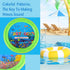 EASTROCK 10 Inch Ocean Drum Sea Sound Drum Percussion Instrument Wave Bead Drums Ocean Surf Effect Fish Graphic Sea Drum for Kids Children Baby...