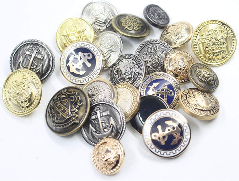 11 Pieces Genuine Natural Horn Blazer & Suits Button Set - for Blazer, Sport Coat, Uniform, Jacket (Light Brown) 1#...