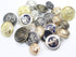 11 Pieces Genuine Natural Horn Blazer & Suits Button Set - for Blazer, Sport Coat, Uniform, Jacket (Light Brown) 1#...