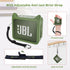 Pair of Protective Silicone Cover for JBL GO2 Case, Cute Shockproof Travel Carrying Case for JBL GO 2 Speaker Cover Sleeve with Adjustable Wrist S...