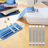 Set of 20 Sewing Clips, Stainless Steel Hemming Clips 3 Inches Measurement Ruler Quilting Supplies, Hem Marker, Sewing Supplies and Accessories...