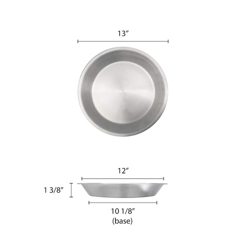 12" Pie Pan, Aluminum, 1.0mm...