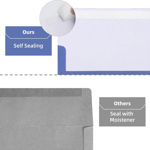 36-Pack Indigo Blue 5x7 Envelopes Self Seal A7 Envelopes, Gradient Colored Envelopes, Fade Out Indigo Blue Envelopes, 5x7 Mailing Envelopes for In...