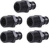 SharkBite 1/2 x 1/2 Inch Poly MNPT Expansion Adapter for PEX-A Pipe, Pack of 5, Plastic Plumbing Fittings, Male Adapter for PEX-A Tubing, UA120A5...