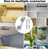 20pcs Corner Bracket, Stainless Steel Furniture Corner Connectors with 120 Iron Screws Furniture Triangle Support Frame Corner Fastener Brace Angl...