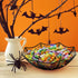 JOYIN 3 Pcs Large Halloween Spider Web Plastic Baskets Bowls, Trick or Treat Halloween Basket Candy Bowl Dish, Haunted House Classroom Halloween P...