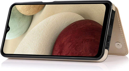 Asuwish Phone Case for Samsung Galaxy A42 5G with Tempered Glass Screen Protector Card Holder Wallet Cover Stand Flip Leather Cell Accessories Gla...