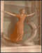 Posterizer 1 pcs-vintage photograph of woman with python 2-Retro Art-Art for Animal Lovers-Gift for Men Women Entrepreneur Teens - unframed wall a...